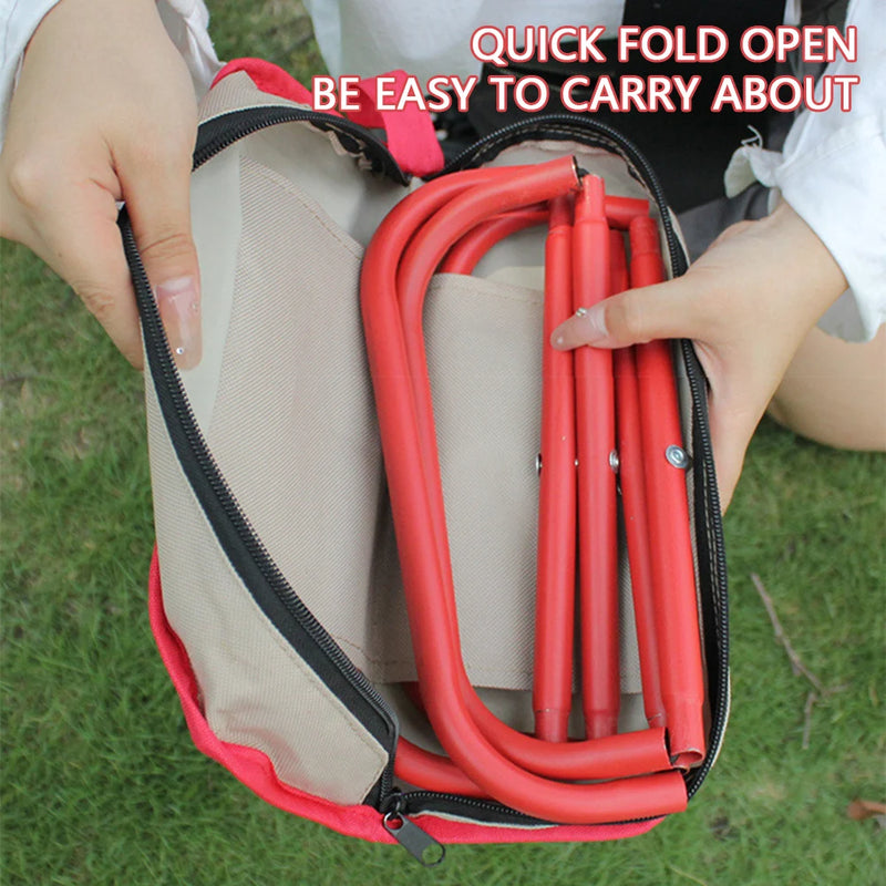 Folding Camping Stool with Storage Bag photo 4