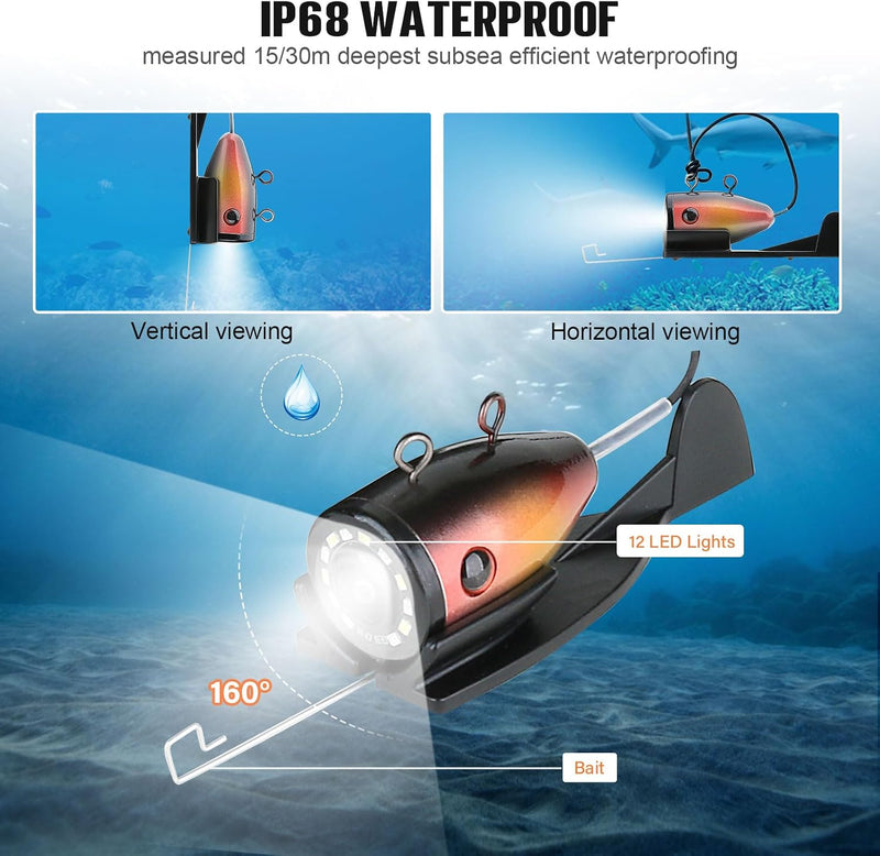 Underwater Fishing Camera with 5 inch Screen and Night Vision photo 4