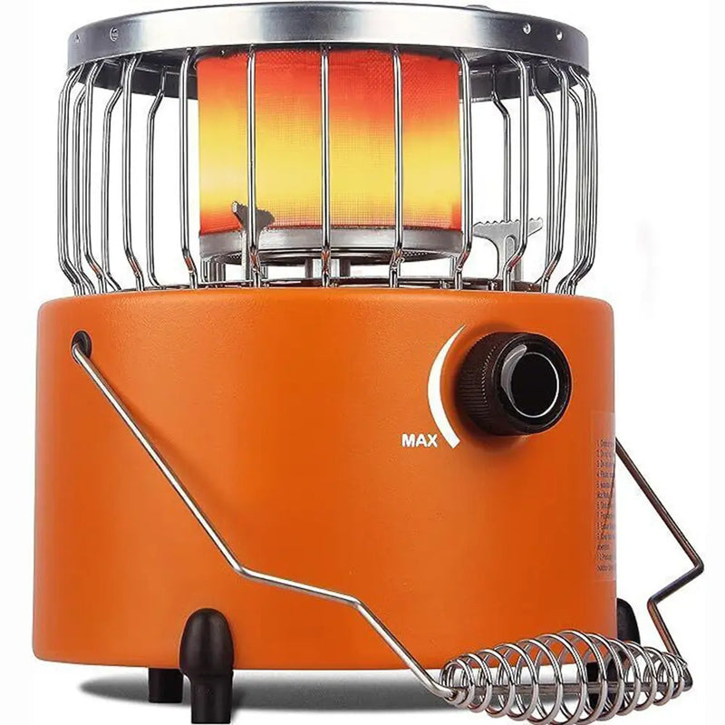 2-in-1 Portable Camping Gas Stove and Heater, 9000 BTU photo 2