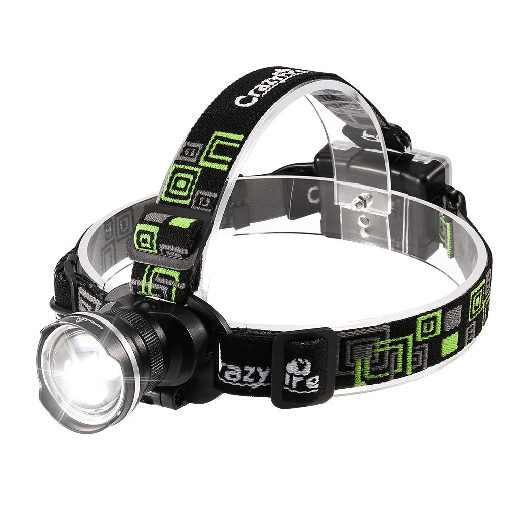 CrazyFire LED Headlamp Super Bright Headlight Flashlight