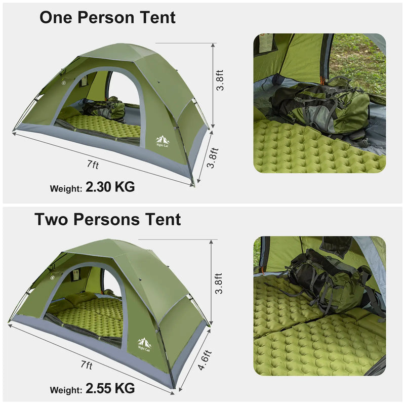 1 to 4 Person Backpacking Tent with 3000mm Rainfly photo 5