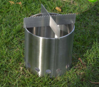 Outdoor Stainless Steel Fire Pit, Lightweight Camping photo 5