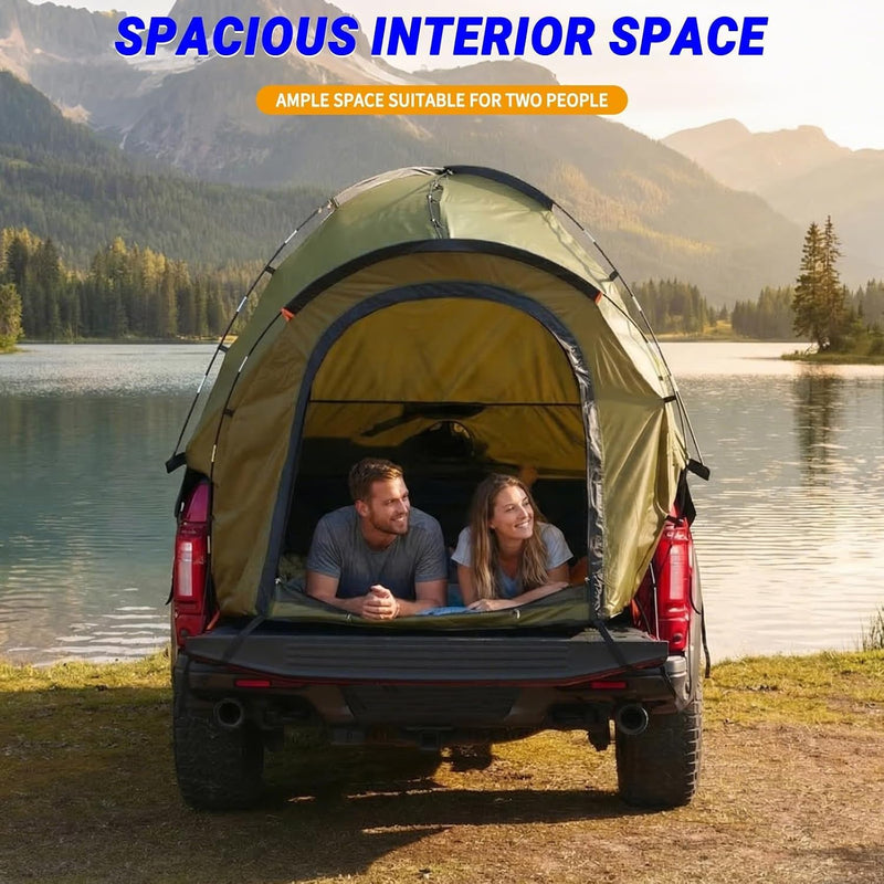 Truck Bed Tent for 2, Waterproof with Rainfly and Power Tunnel photo 4