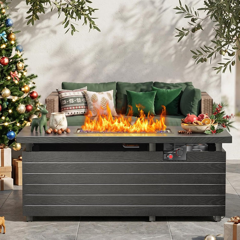 51 Inch Outdoor Propane Fire Pit Table, 50,000 BTU photo 2