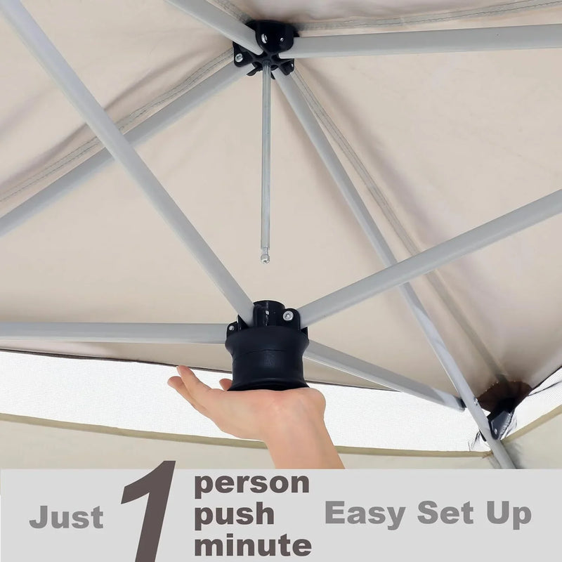12x12 Pop Up Gazebo with Mosquito Netting, Vented Top Canopy photo 8