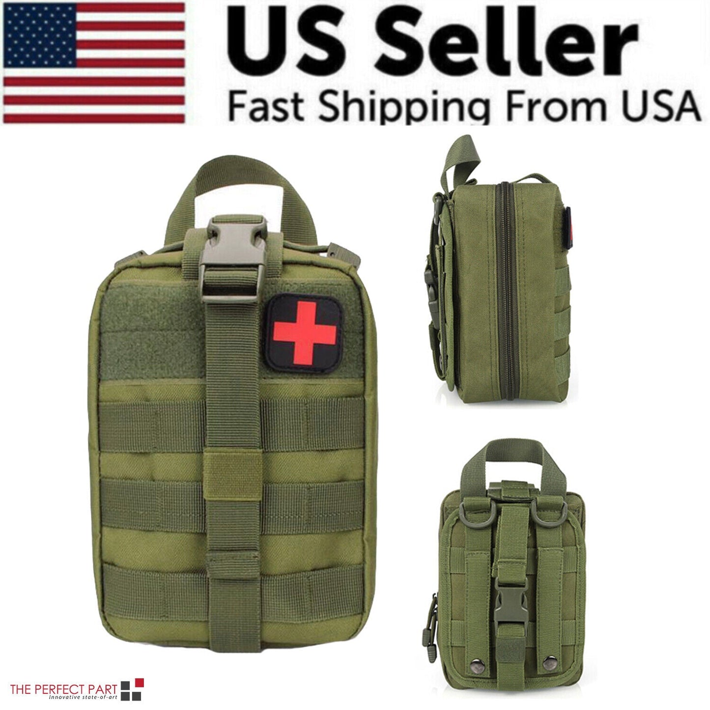 Tactical First Aid Kit Medical Molle Rip Away EMT IFAK