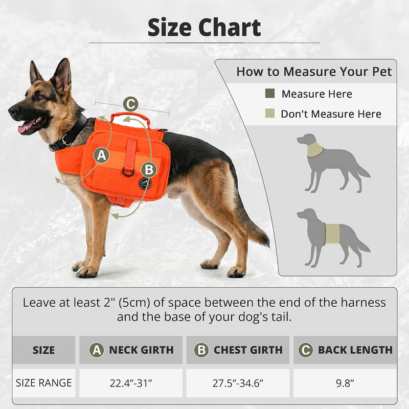 Tactical Dog Hiking Backpack & Saddle Bag photo 4