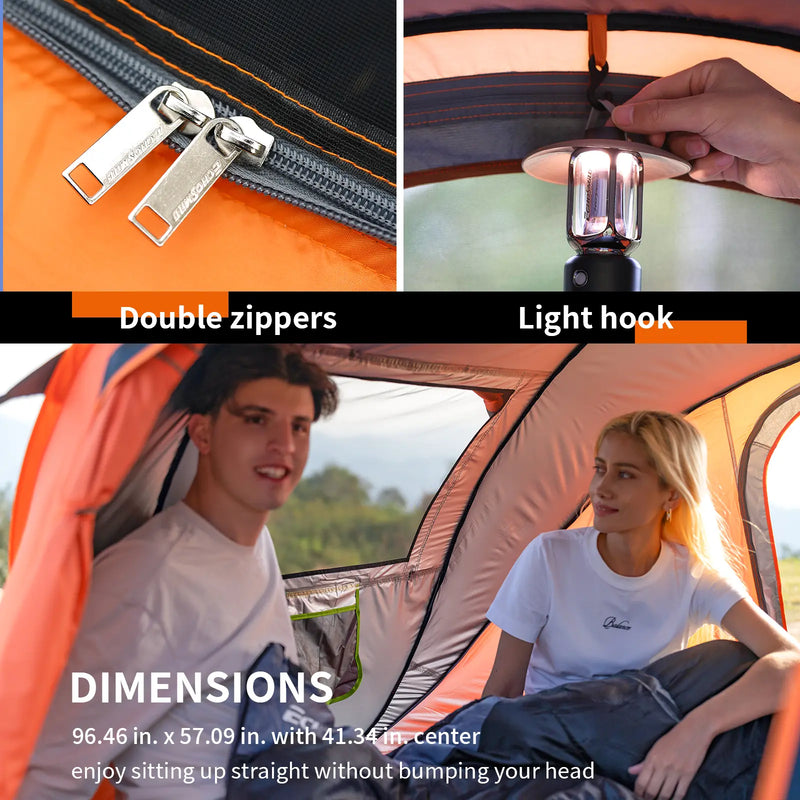 Throw-Open Pop-Up Tent for 2 to 8 People photo 6