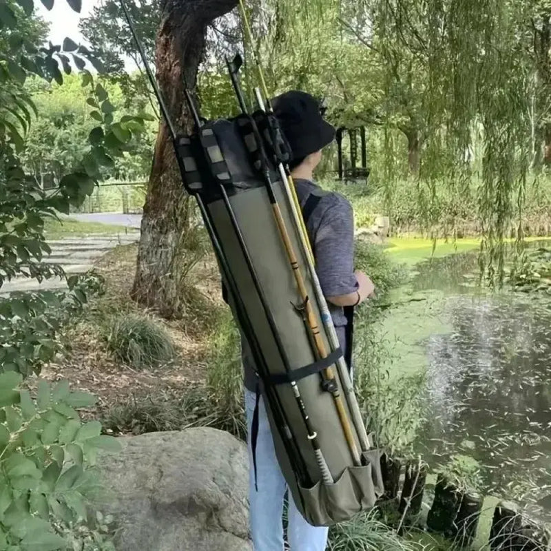 Portable Fishing Rod Bag - 45 Inch Tackle Storage photo 6