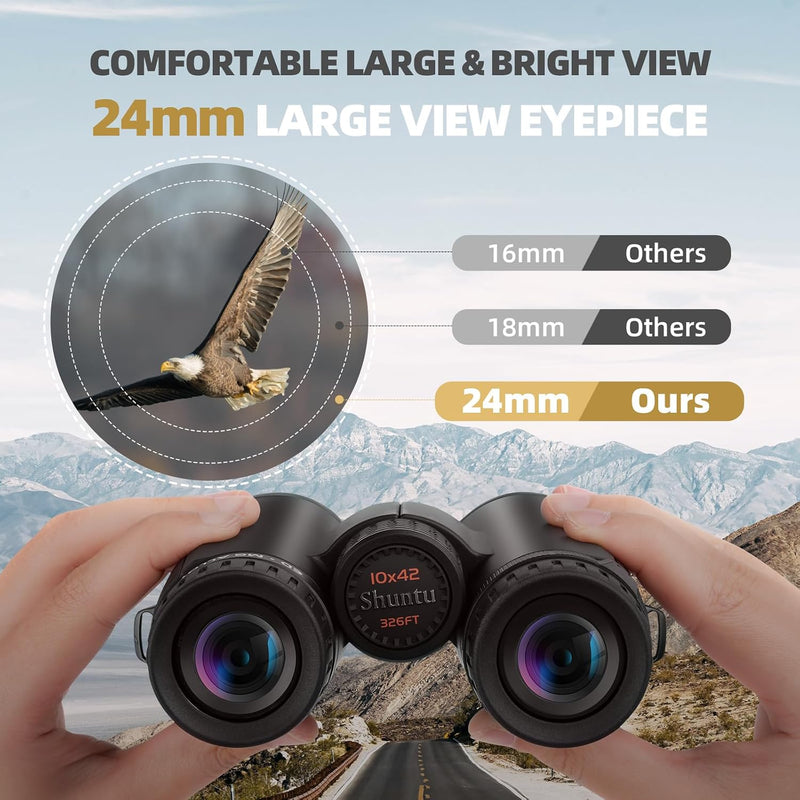 ED Binoculars 8x42 and 10x42, Waterproof Magnesium Body photo 4