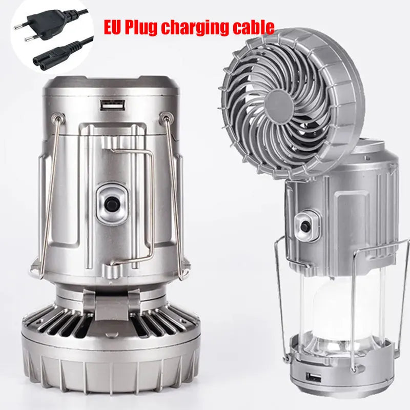 Solar Camping Lantern with Built-In Fan photo 9