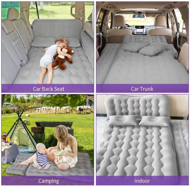 SUV Air Mattress with Pump, Inflatable Car Camping Bed photo 6