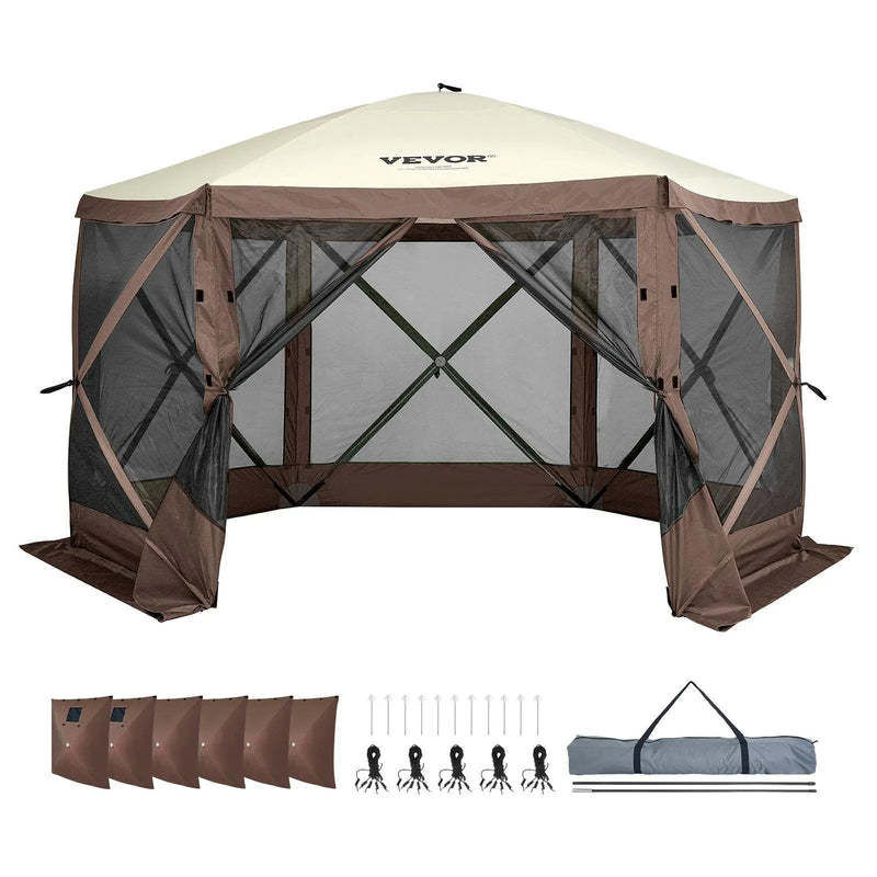 6-Sided Pop-Up Screen Gazebo, 6 to 12.5 ft photo 2