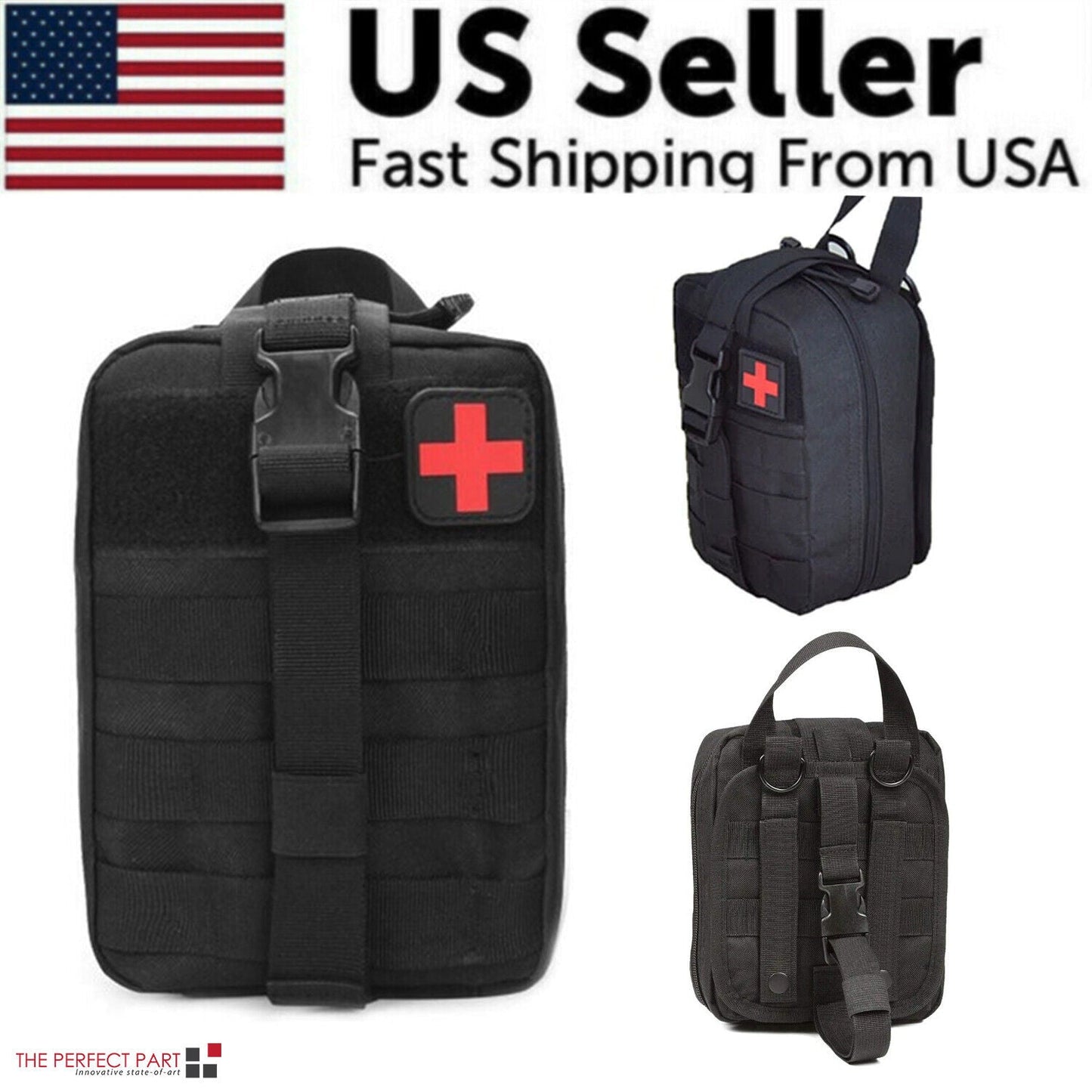 Tactical First Aid Kit Medical Molle Rip Away EMT IFAK