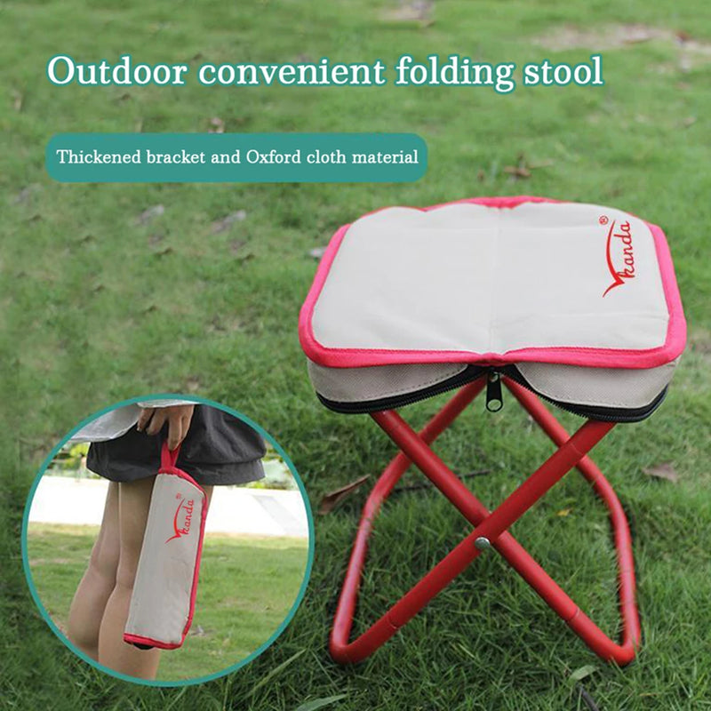 Folding Camping Stool with Storage Bag photo 3