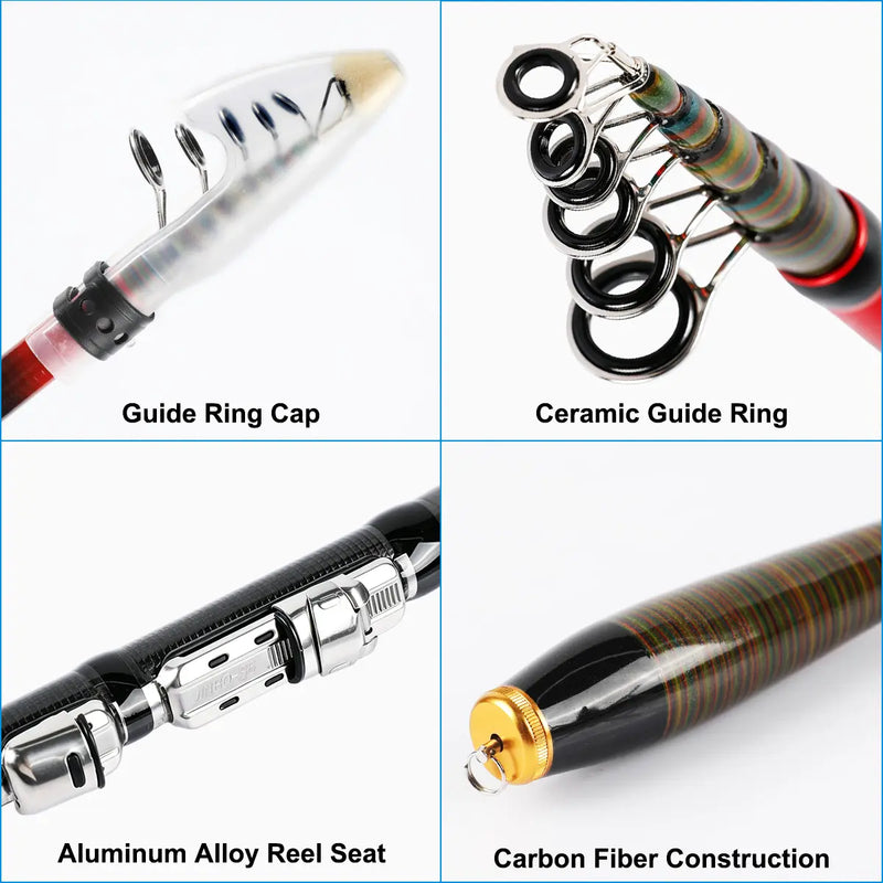 Telescopic Sea Spinning Rod - 6.9, 9.8 & 11.8 Ft photo 9