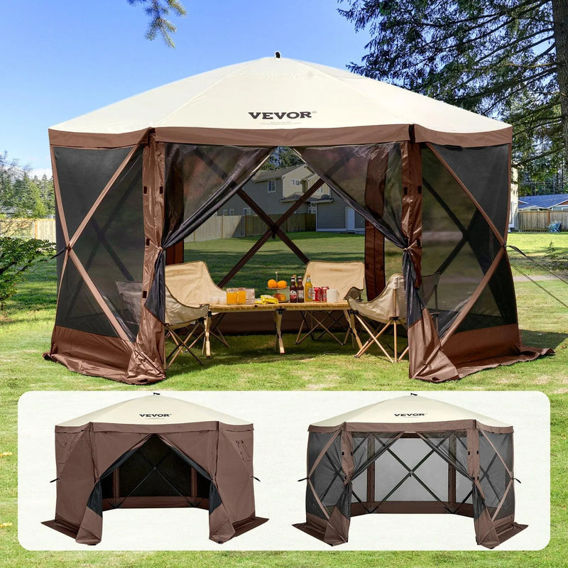 6-Sided Pop-Up Screen Gazebo, 6 to 12.5 ft photo 3