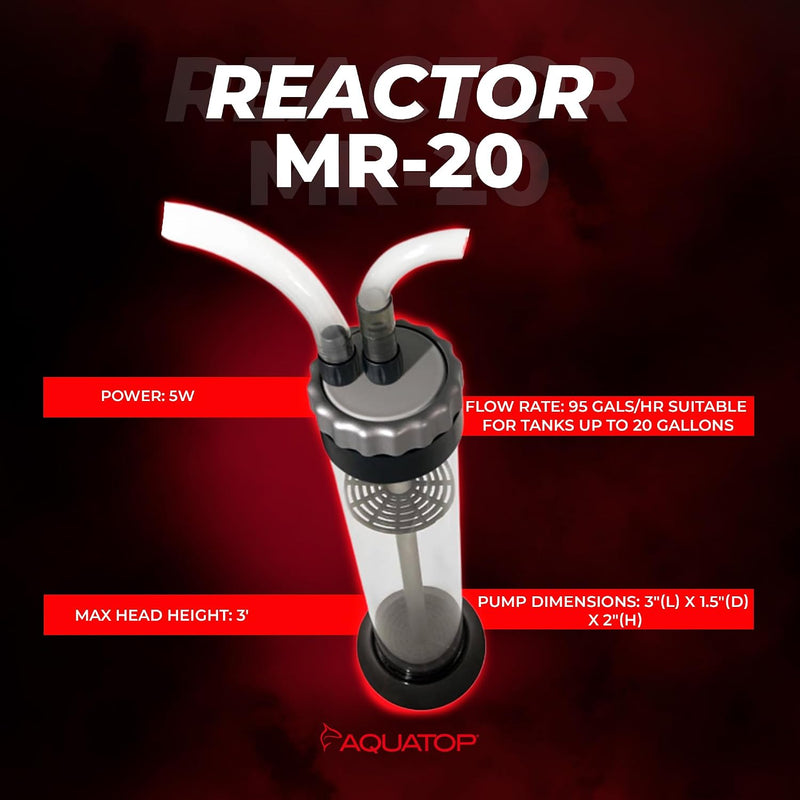 Aquarium Media Reactor & Pump, 95 GPH photo 5