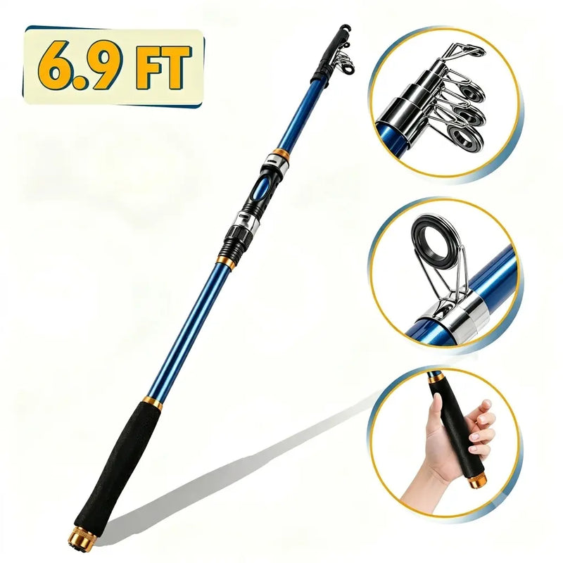 Telescopic Sea Spinning Rod - 6.9, 9.8 & 11.8 Ft photo 5