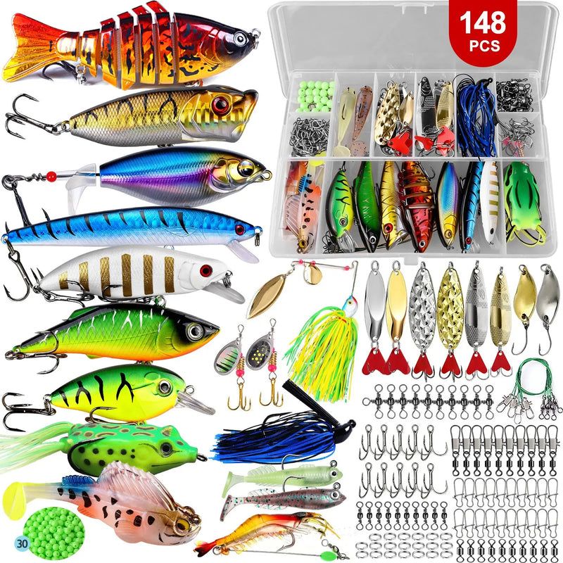 Hard Bait Fishing Lure Kit, 45 to 224 Pieces photo 5