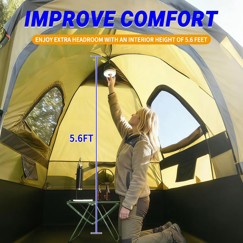Truck Bed Tent for 2, Waterproof with Rainfly and Power Tunnel photo 5