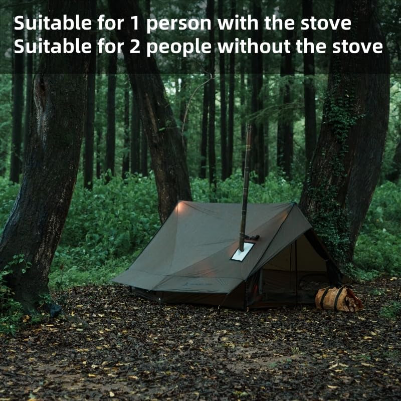 4-Season Hot Tent with Stove Jack, 1 to 6 Person Sizes photo 13