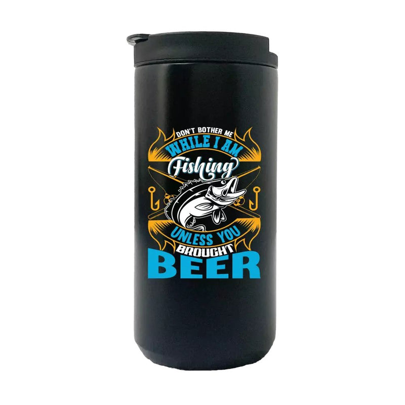 Don't Bother Me While I'm Fishing 14oz Tumbler photo 3