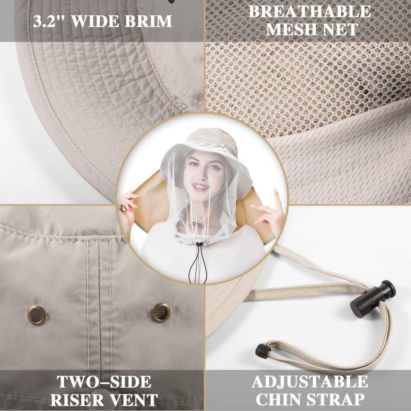 Head Net Sun Hat, UPF 50+ photo 4