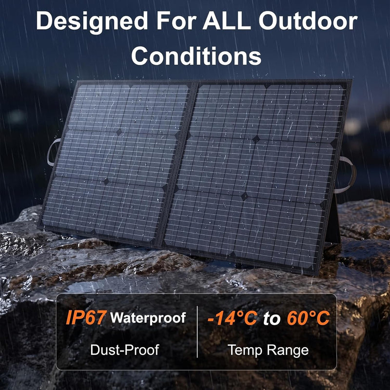 Portable Foldable Solar Panel for Power Stations, 110W to 400W photo 8