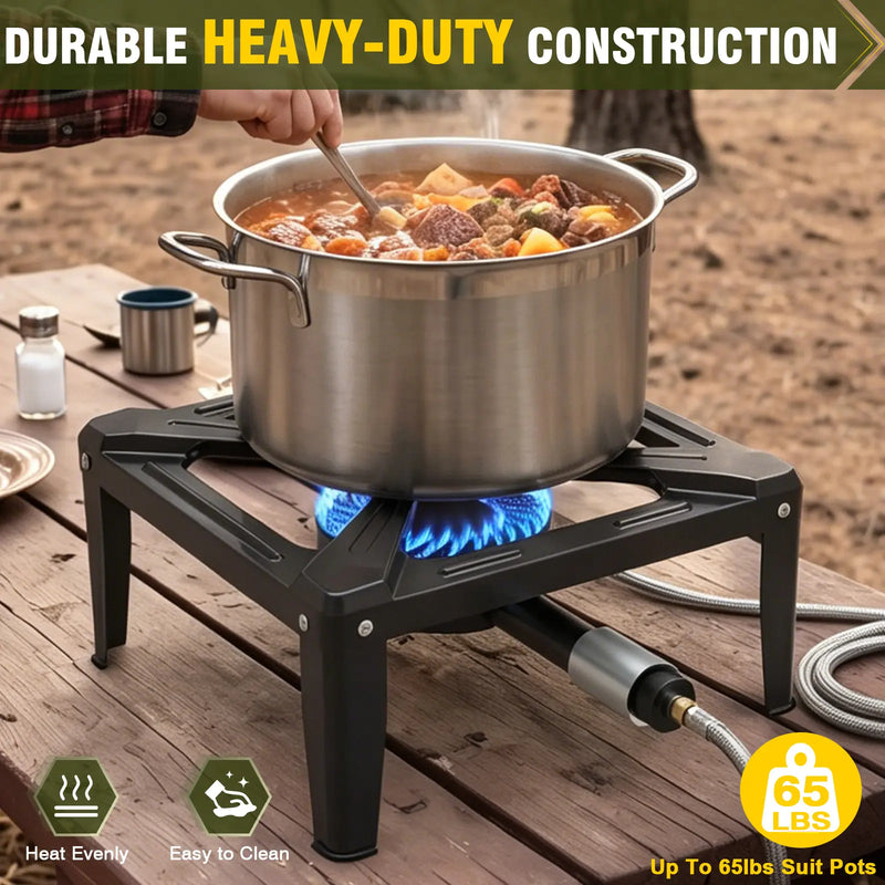 High-Pressure Single Propane Burner 60K/120K BTU photo 6