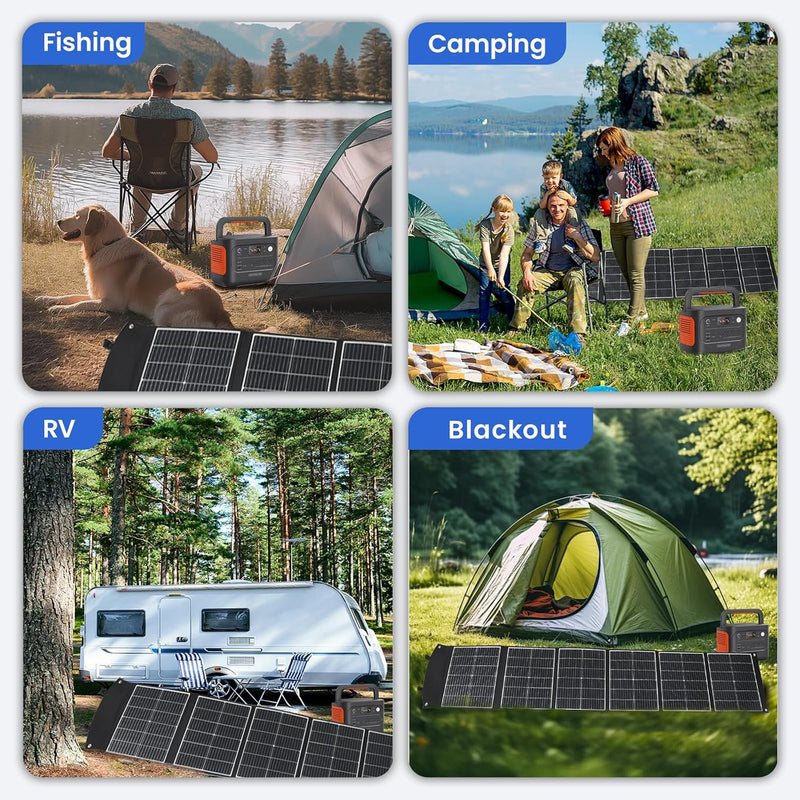 Foldable Portable Solar Panel, 100W to 410W with USB and MC4 photo 8