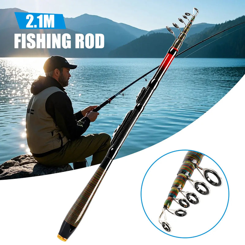 Telescopic Sea Spinning Rod - 6.9, 9.8 & 11.8 Ft photo 7
