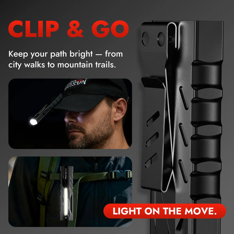 WARSUN T9 EDC Flashlight, 1500 Lumens, USB-C Rechargeable photo 6