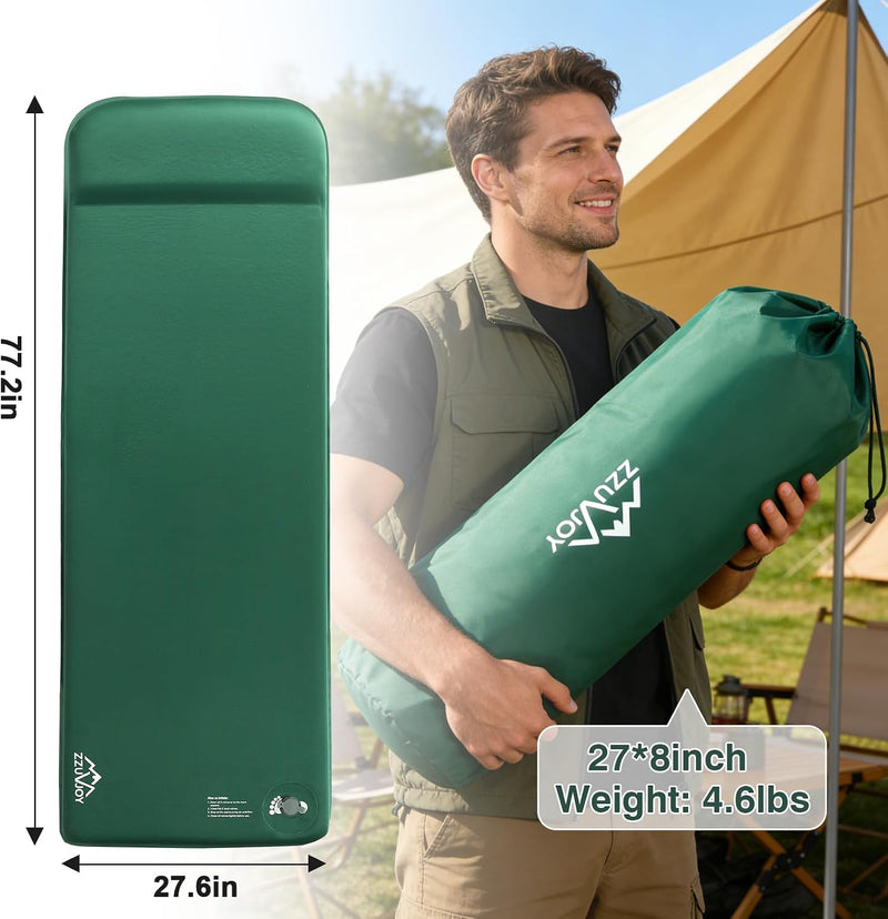Memory Foam Self Inflating Sleeping Pad, 3.1 in Thick, R-9.5 photo 5