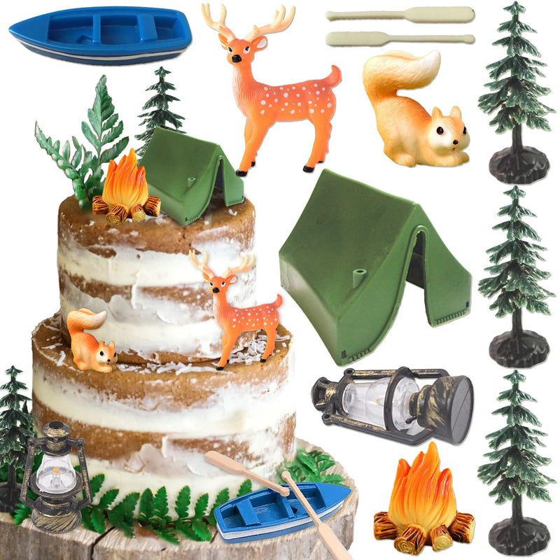 Camping Party Cupcake Toppers photo 2