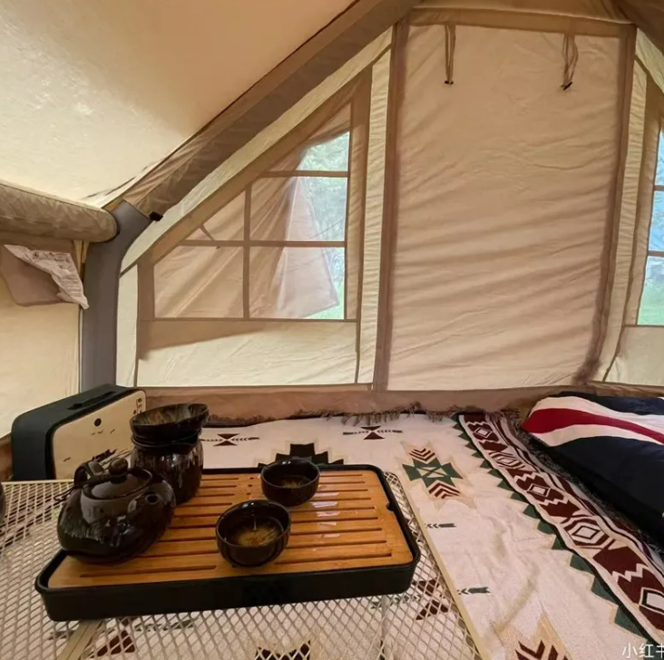 Cotton Camping Inflatable Tent photo 5