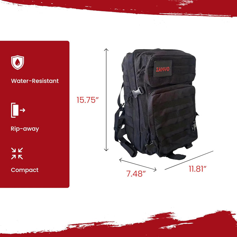 72 Hour Survival Kit for 2, Bug Out Bag with Food and Water Filter photo 3