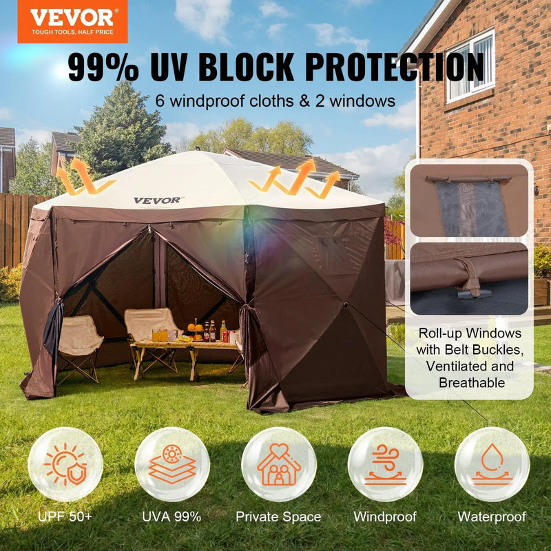 6-Sided Pop-Up Screen Gazebo, 6 to 12.5 ft photo 4