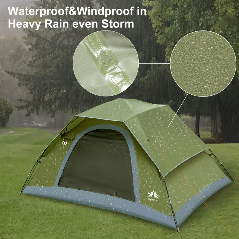1 to 4 Person Backpacking Tent with 3000mm Rainfly photo 6