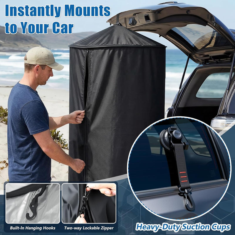 69 in Pop Up Privacy Tent for Car Camping, Shower and Toilet photo 3