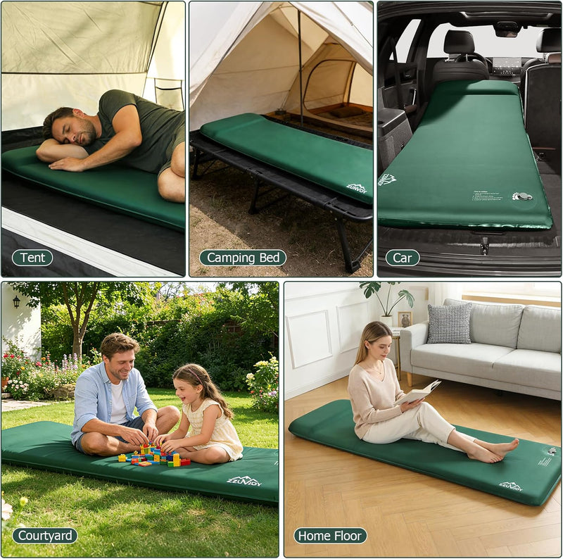 Memory Foam Self Inflating Sleeping Pad, 3.1 in Thick, R-9.5 photo 9