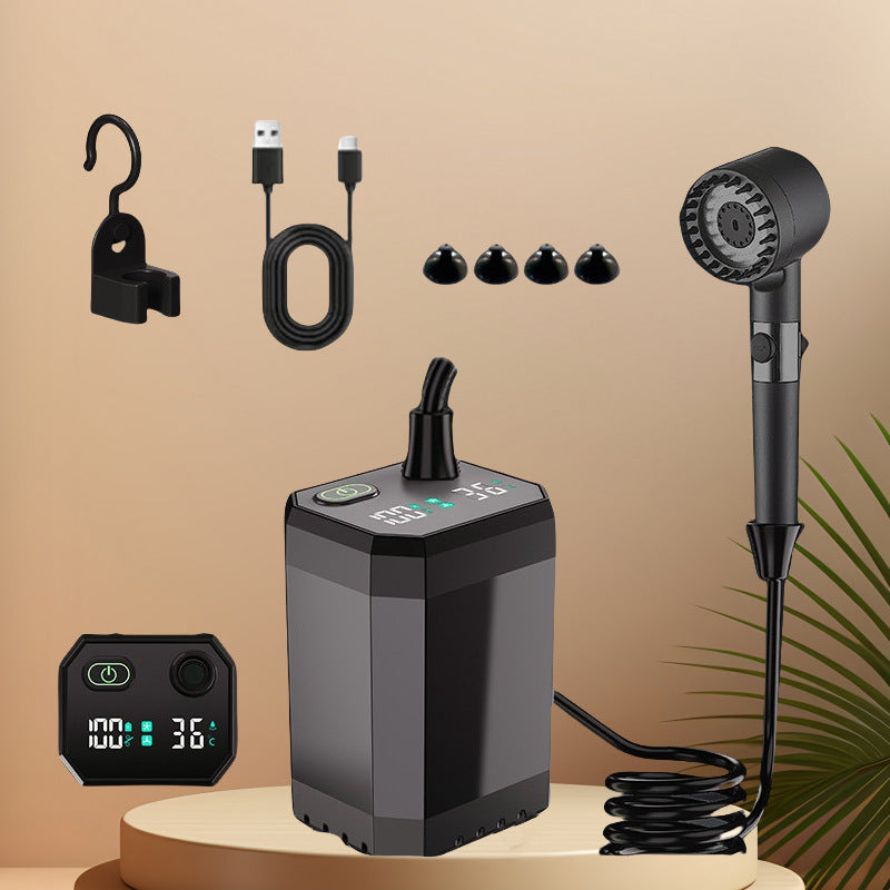 Portable Camping Shower, Rechargeable USB-C Pump photo 5