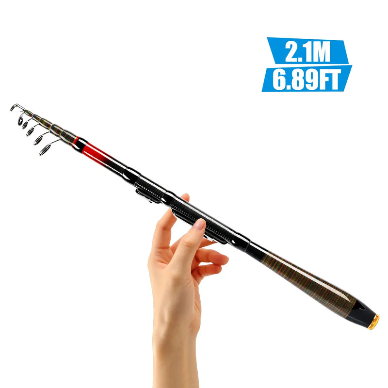 Telescopic Sea Spinning Rod - 6.9, 9.8 & 11.8 Ft photo 2