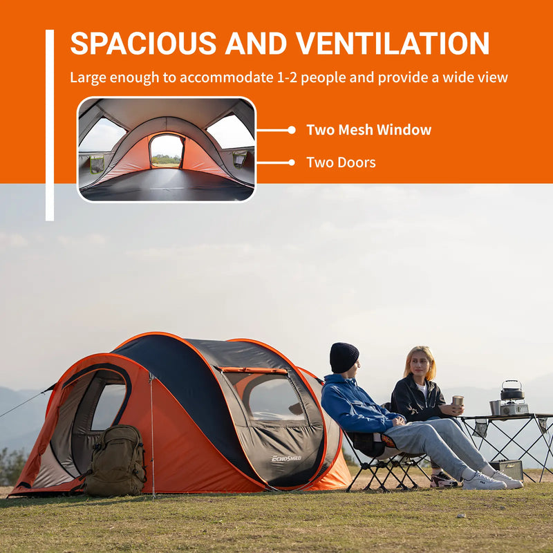 Throw-Open Pop-Up Tent for 2 to 8 People photo 3