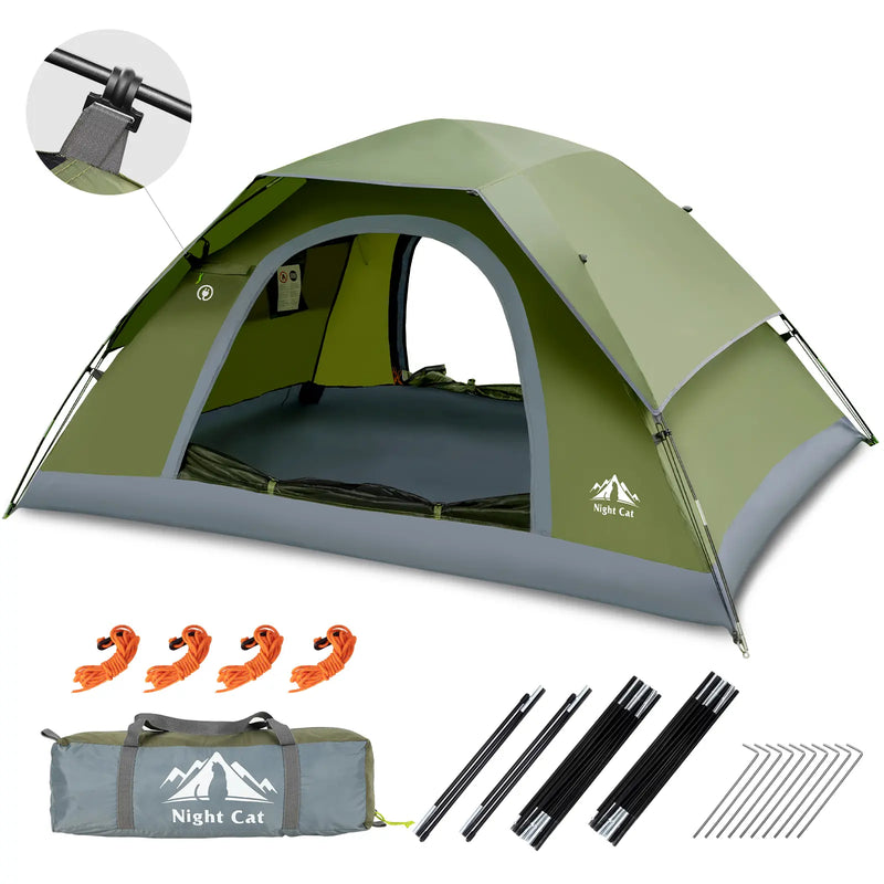1 to 4 Person Backpacking Tent with 3000mm Rainfly photo 2