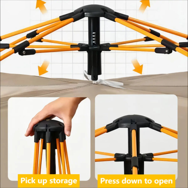 1-Second Quick-Open Dome Tent, 2 to 3 Person photo 3