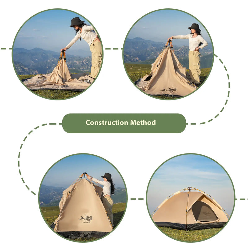 1-Second Quick-Open Dome Tent, 2 to 3 Person photo 4
