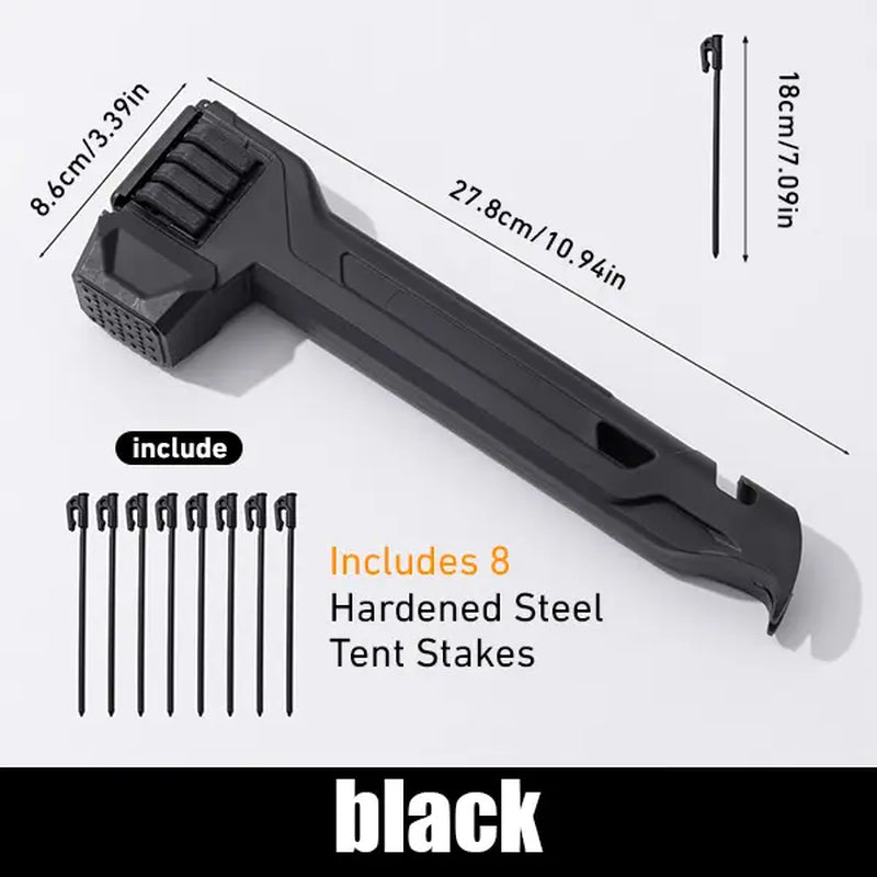 2-in-1 Tent Stake Hammer with Stake Puller photo 8