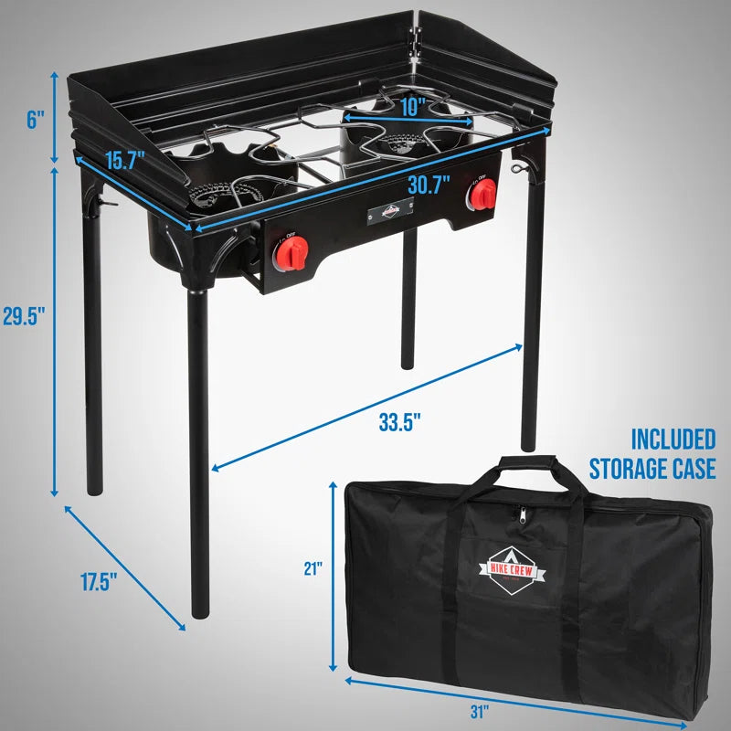 2-Burner Propane Camp Stove photo 2