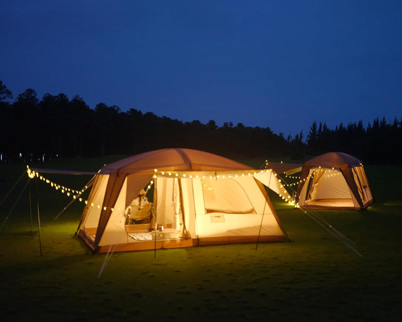 8-10 Person 2-Room Family Camping Tent photo 7
